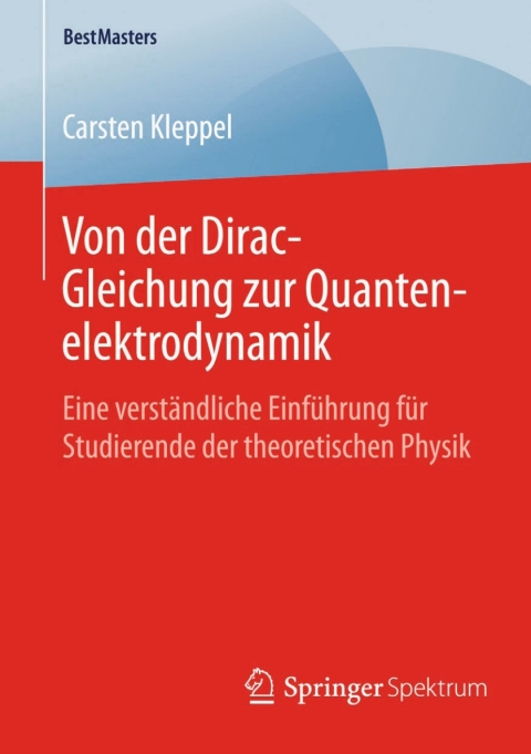 Cover image for book Von der Dirac-Gleichung zur Quantenelektrodynamik