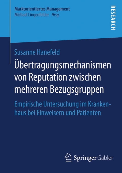 Cover image for book Übertragungsmechanismen von Reputation zwischen mehreren Bezugsgruppen