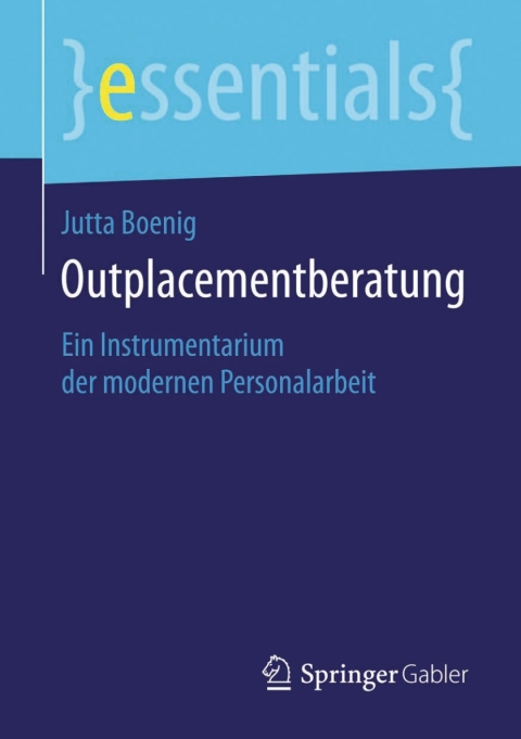 Cover image for book Outplacementberatung