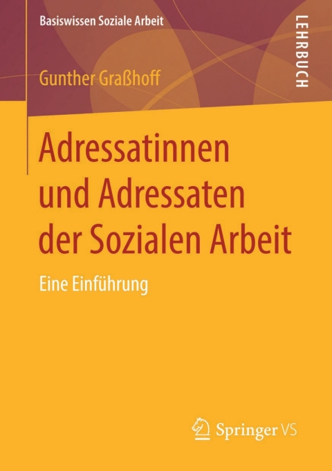 Cover image for book Adressatinnen und Adressaten der Sozialen Arbeit