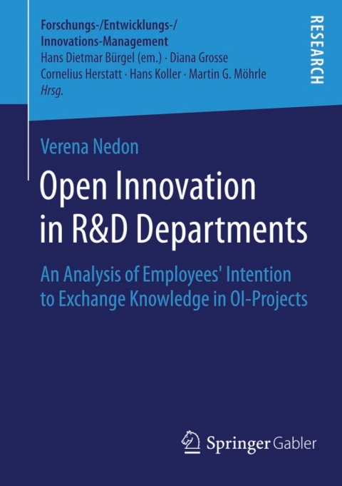 Cover image for book Open Innovation in R&D Departments