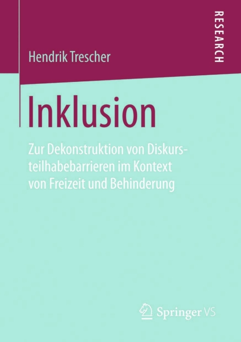 Cover image for book Inklusion