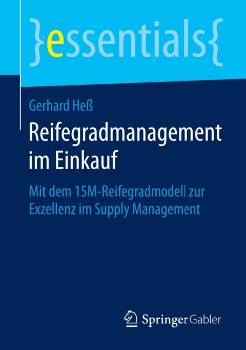 Cover image for book Reifegradmanagement im Einkauf