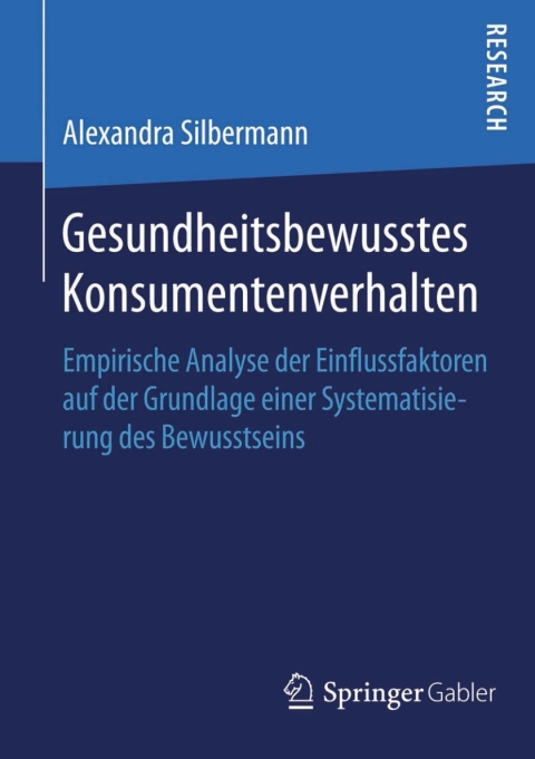 Cover image for book Gesundheitsbewusstes Konsumentenverhalten