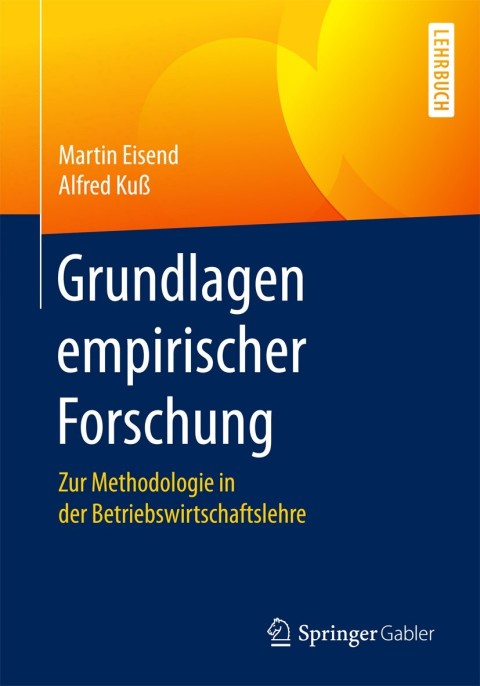Cover image for book Grundlagen empirischer Forschung