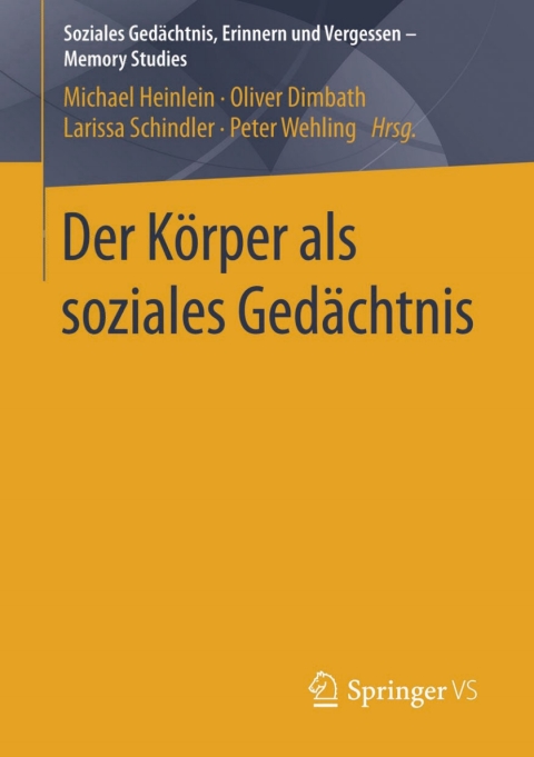 Cover image for book Der Körper als soziales Gedächtnis