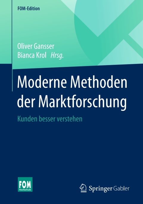 Cover image for book Moderne Methoden der Marktforschung