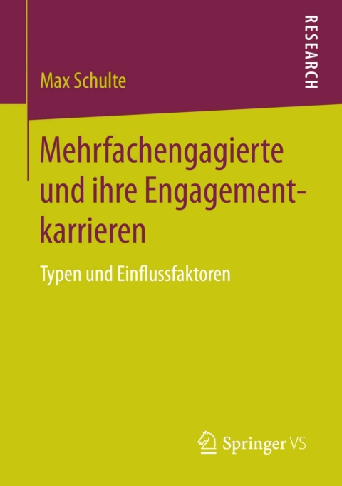 Cover image for book Mehrfachengagierte und ihre Engagementkarrieren