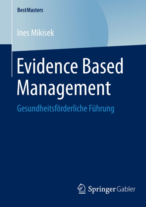 Cover image for book Evidence Based Management