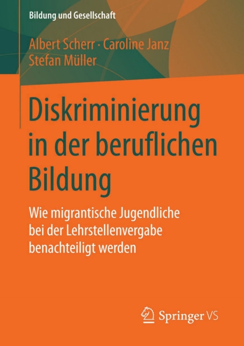 Cover image for book Diskriminierung in der beruflichen Bildung