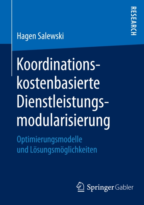 Cover image for book Koordinationskostenbasierte Dienstleistungsmodularisierung