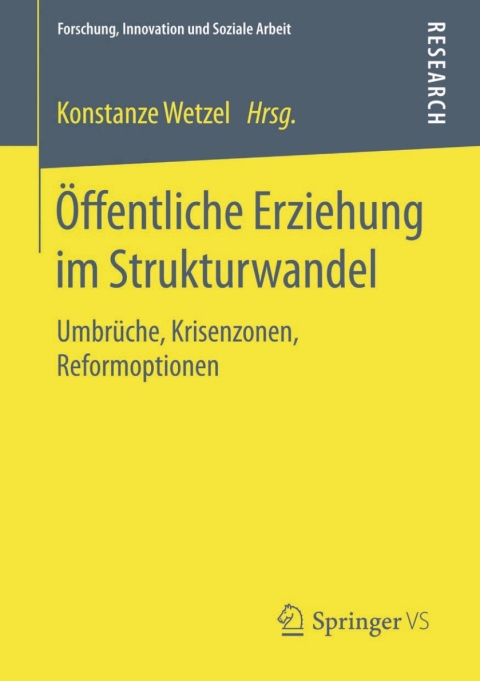 Cover image for book Öffentliche Erziehung im Strukturwandel