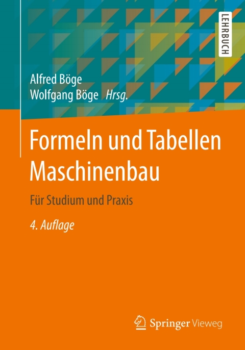 Cover image for book Formeln und Tabellen Maschinenbau
