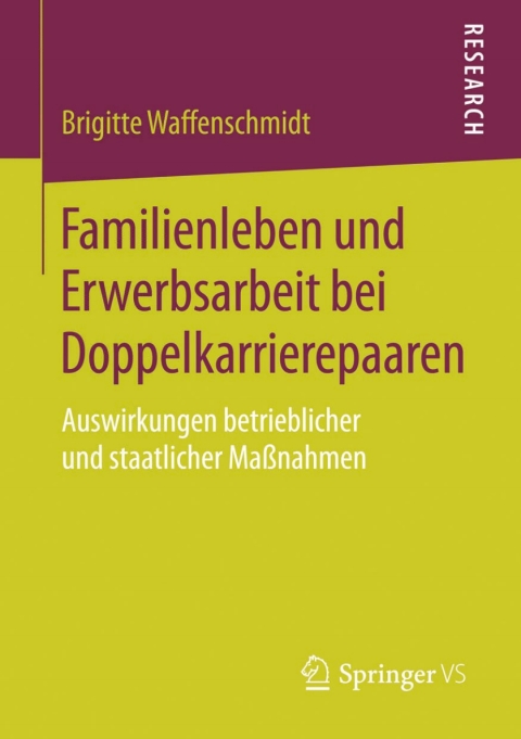 Cover image for book Familienleben und Erwerbsarbeit bei Doppelkarrierepaaren