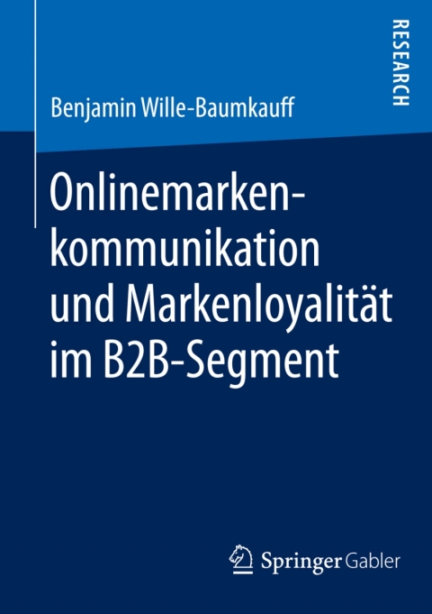 Cover image for book Onlinemarkenkommunikation und Markenloyalität im B2B-Segment