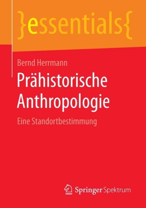 Cover image for book Prähistorische Anthropologie