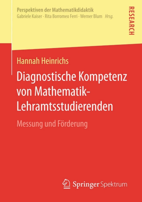 Cover image for book Diagnostische Kompetenz von Mathematik-Lehramtsstudierenden