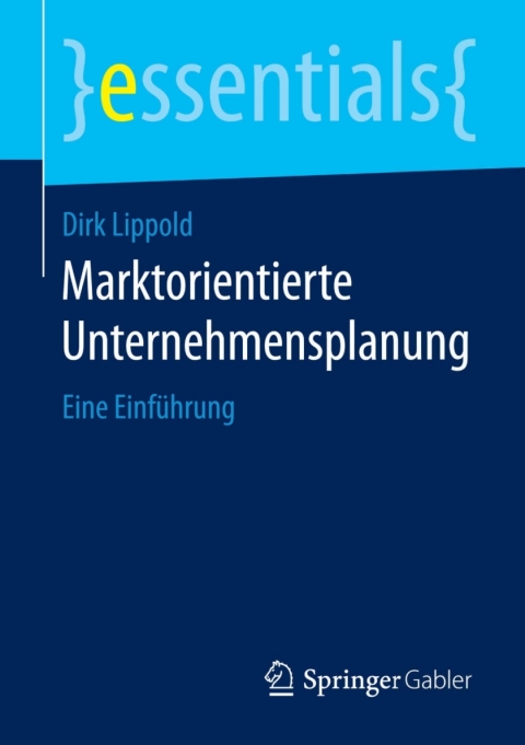 Cover image for book Marktorientierte Unternehmensplanung