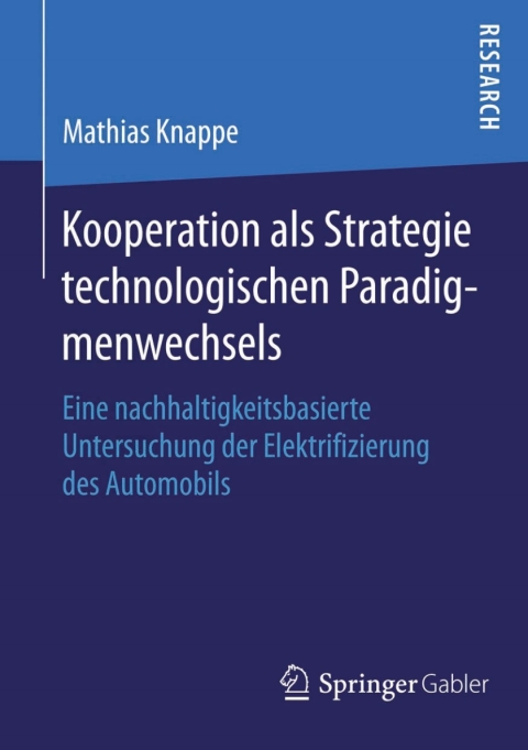 Cover image for book Kooperation als Strategie technologischen Paradigmenwechsels