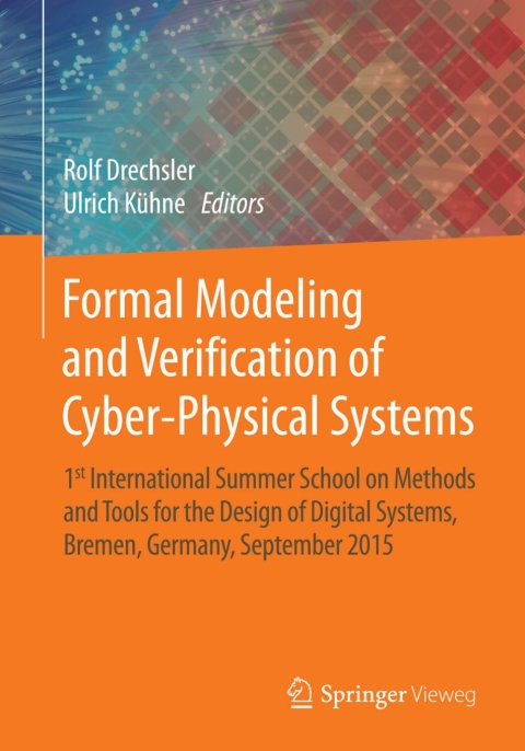 Cover image for book Formal Modeling and Verification of Cyber-Physical Systems
