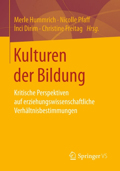 Cover image for book Kulturen der Bildung