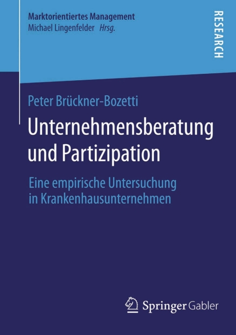 Cover image for book Unternehmensberatung und Partizipation