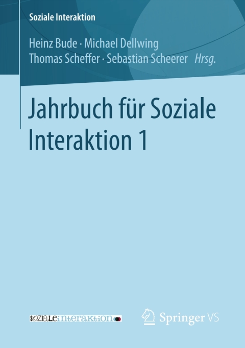 Cover image for book Jahrbuch für Soziale Interaktion 1