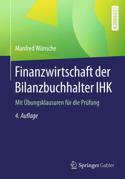 Cover image for book Finanzwirtschaft der Bilanzbuchhalter IHK