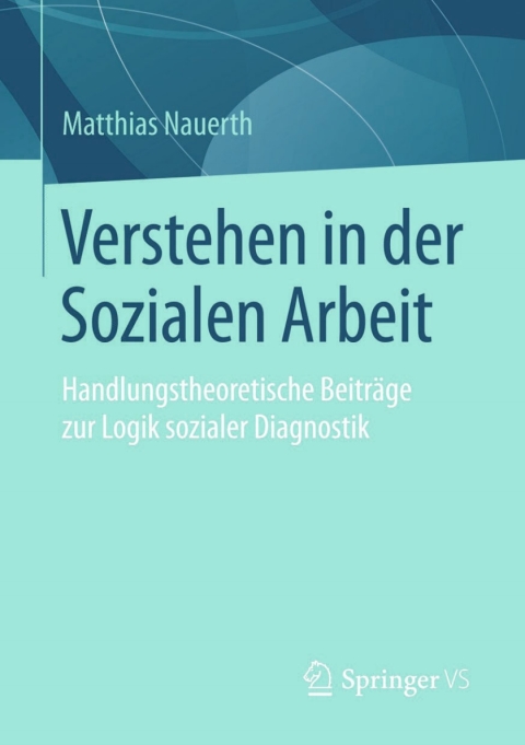 Cover image for book Verstehen in der Sozialen Arbeit