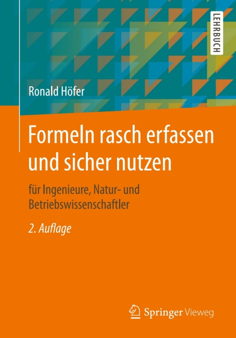 Cover image for book Formeln rasch erfassen und sicher nutzen