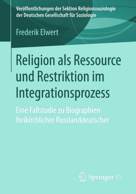 Cover image for book Religion als Ressource und Restriktion im Integrationsprozess