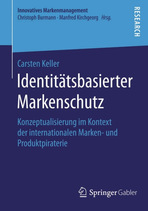 Cover image for book Identitätsbasierter Markenschutz
