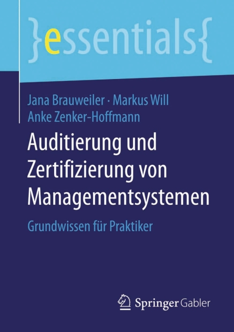 Cover image for book Auditierung und Zertifizierung von Managementsystemen