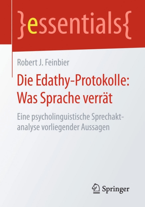 Cover image for book Die Edathy-Protokolle: Was Sprache verrät
