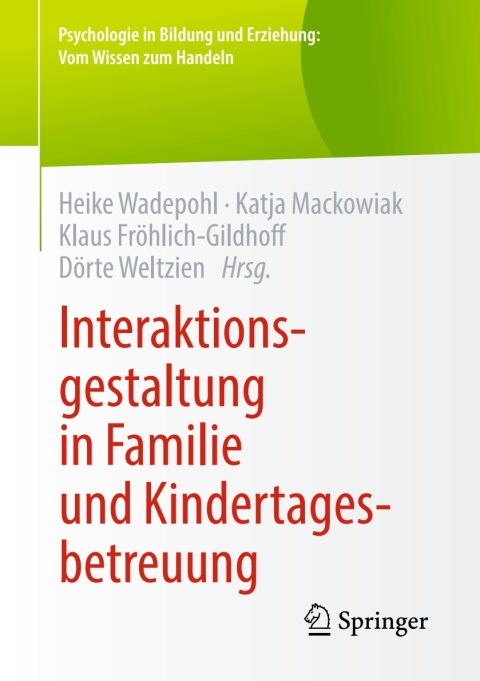 Cover image for book Interaktionsgestaltung in Familie und Kindertagesbetreuung