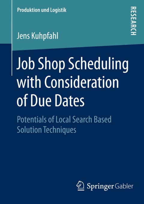 Cover image for book Job Shop Scheduling with Consideration of Due Dates