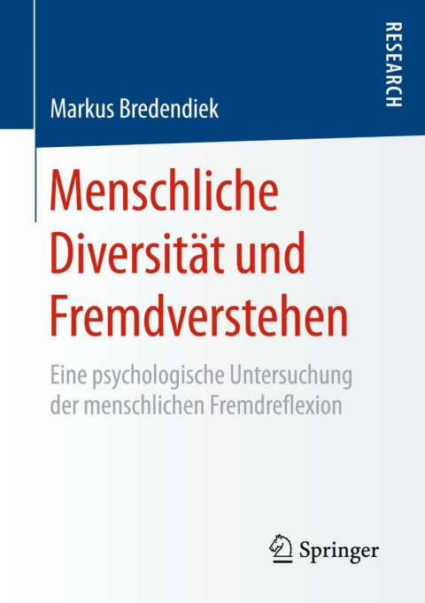 Cover image for book Menschliche Diversität und Fremdverstehen