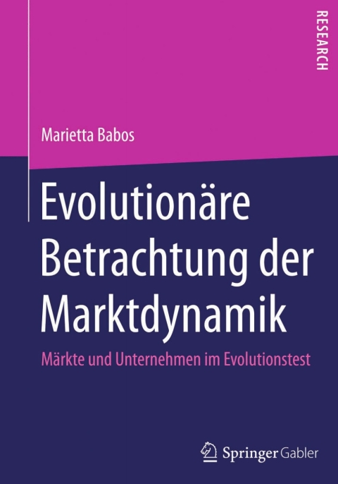 Cover image for book Evolutionäre Betrachtung der Marktdynamik