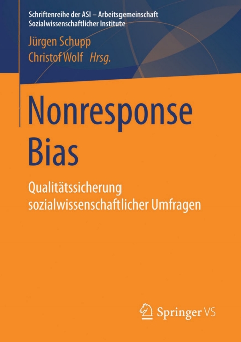 Cover image for book Nonresponse Bias