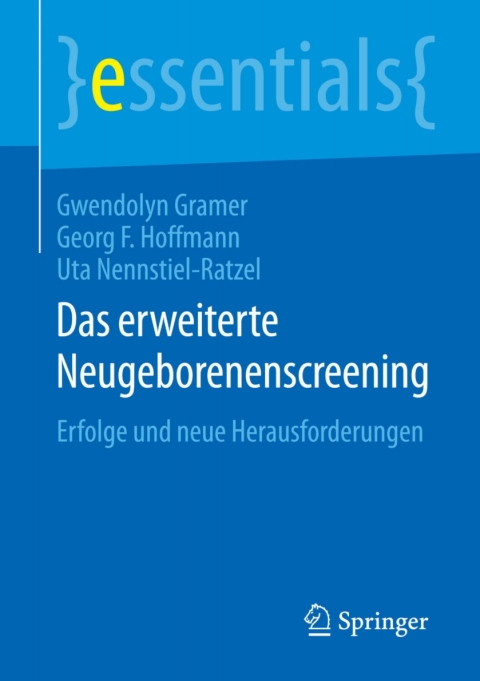 Cover image for book Das erweiterte Neugeborenenscreening