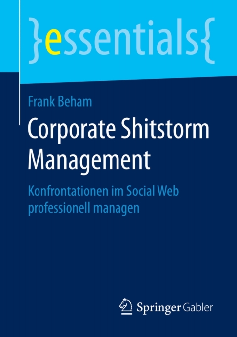 Cover image for book Corporate Shitstorm Management
