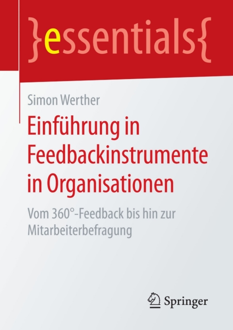 Cover image for book Einführung in Feedbackinstrumente in Organisationen