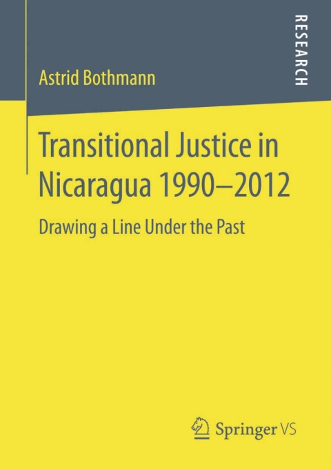 Cover image for book Transitional Justice in Nicaragua 1990–2012