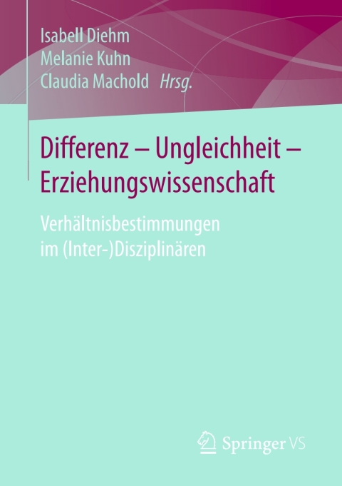 Cover image for book Differenz - Ungleichheit - Erziehungswissenschaft
