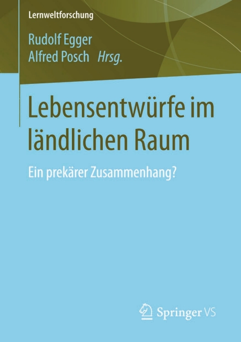 Cover image for book Lebensentwürfe im ländlichen Raum