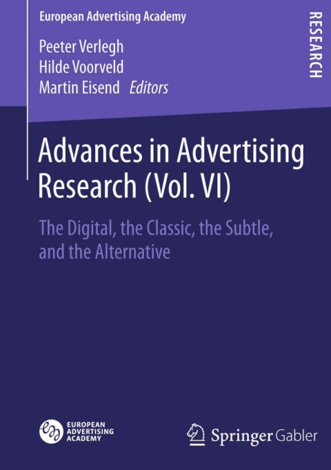 Cover image for book Advances in Advertising Research (Vol. VI)