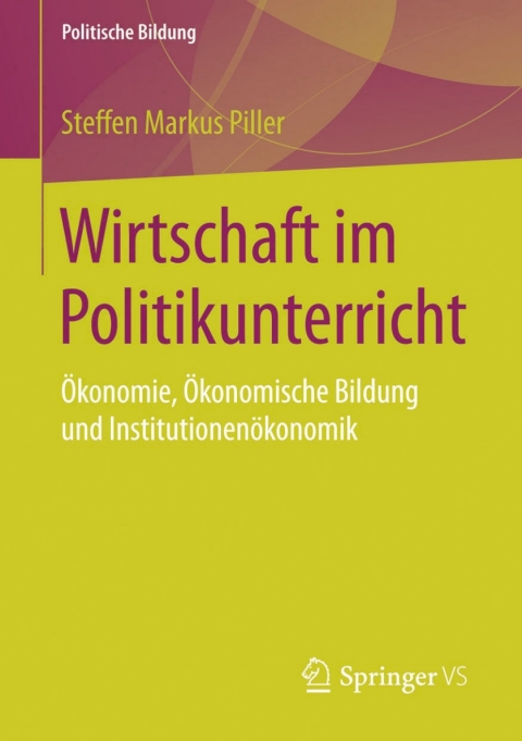 Cover image for book Wirtschaft im Politikunterricht
