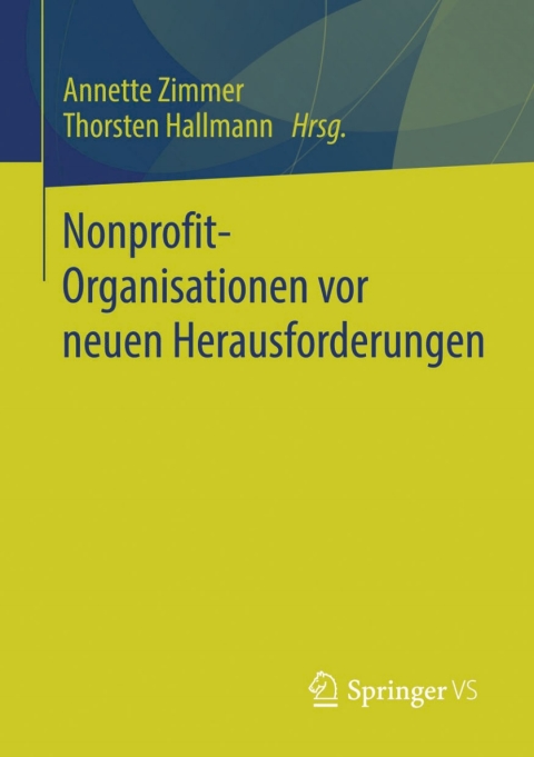 Cover image for book Nonprofit-Organisationen vor neuen Herausforderungen