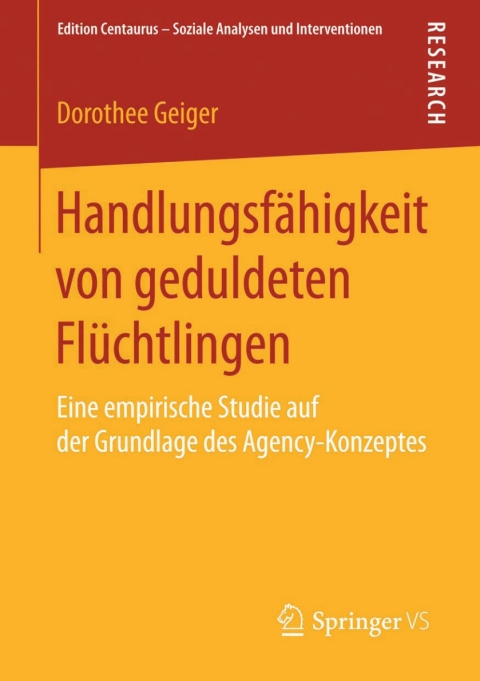 Cover image for book Handlungsfähigkeit von geduldeten Flüchtlingen