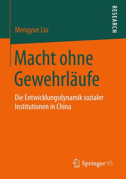 Cover image for book Macht ohne Gewehrläufe